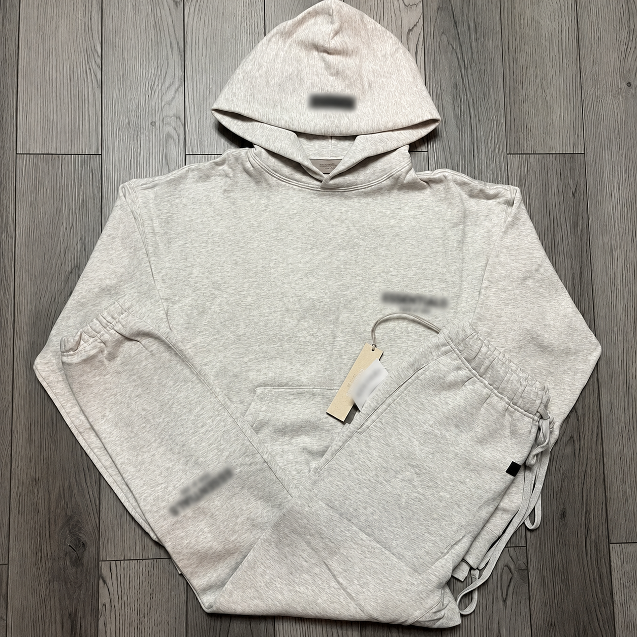 RS White Hoodie & Sweatpants Set