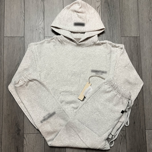 RS White Hoodie & Sweatpants Set