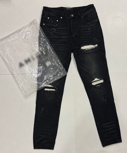 RS Black/White Jeans