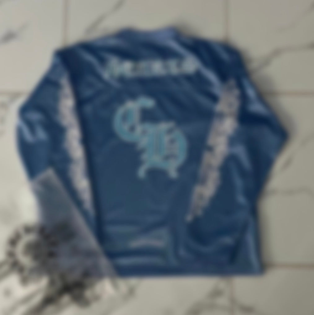 RS Light Blue/White Long Sleeve Jersey