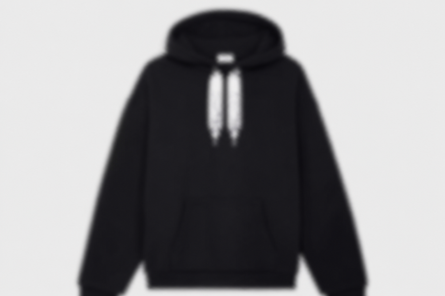 RS Black/White Drawstring Hoodie