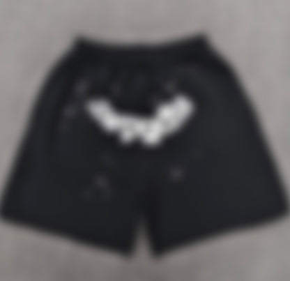 RS Black/White Short & Hoodie Set