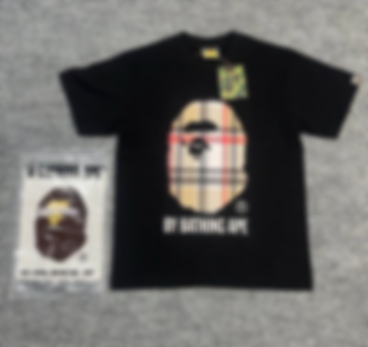 RS Plaid Black Tee